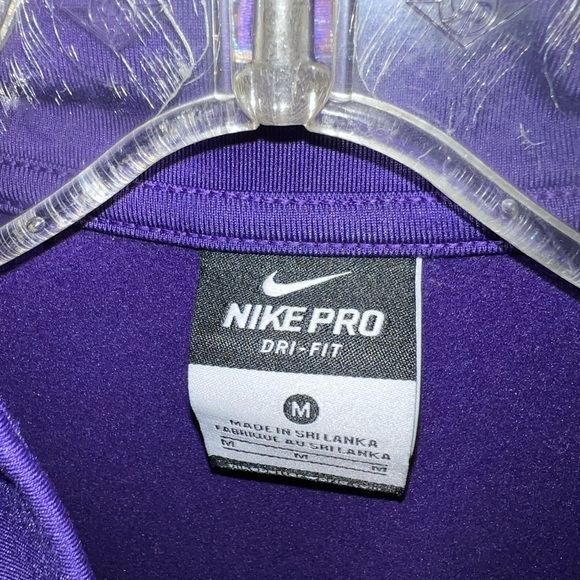 Nike Women's Deep Purple Half-Zip Sweatshirt Pullover - Picture 3 of 10